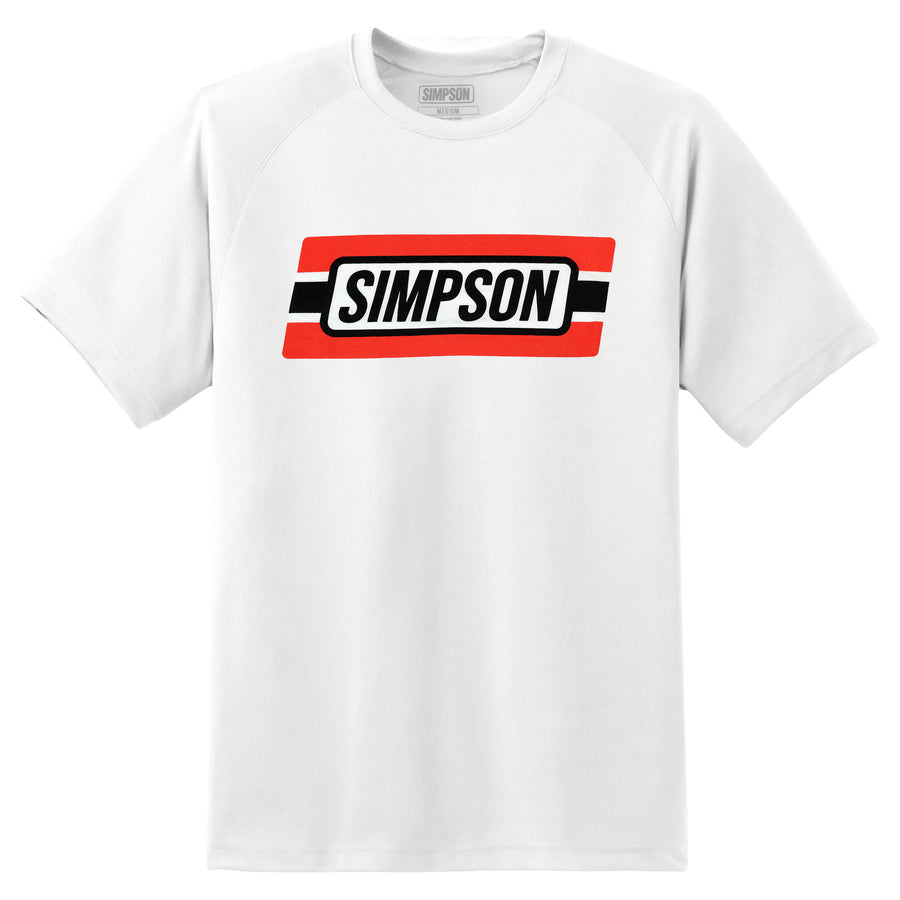 SIMPSON RED WHITE STRIPE TEE WHITE
