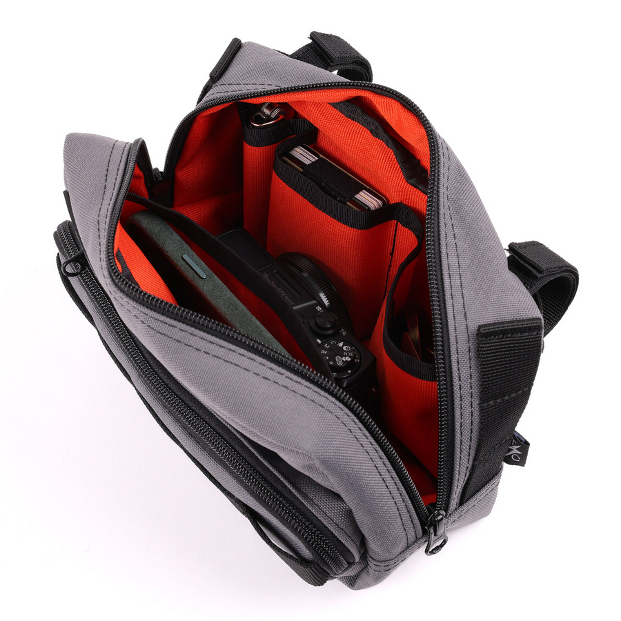 Thrashin Supply Co. Handlebar Bag Plus - Gray