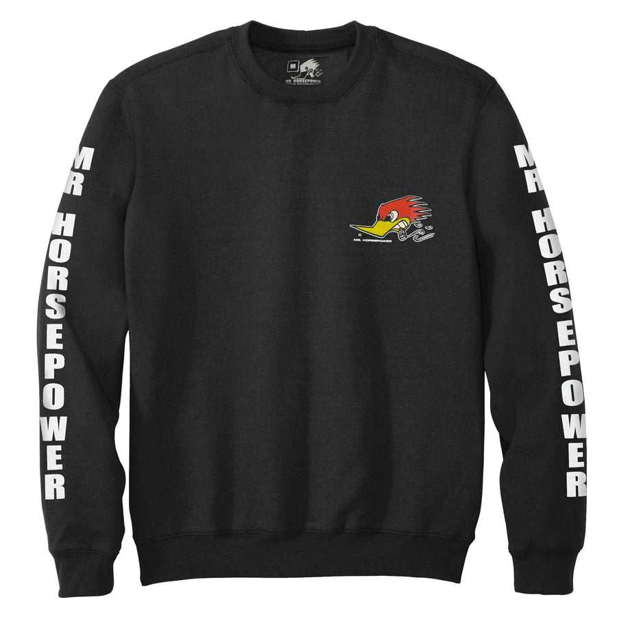 Mr. Horsepower Traditional Design Sweatshirt - Black