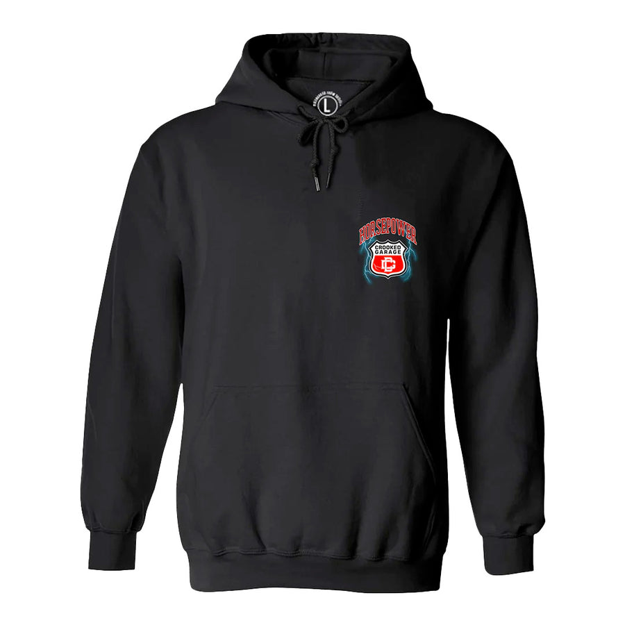 Crooked Clubhouse CG Horsepower Hoodie - Black