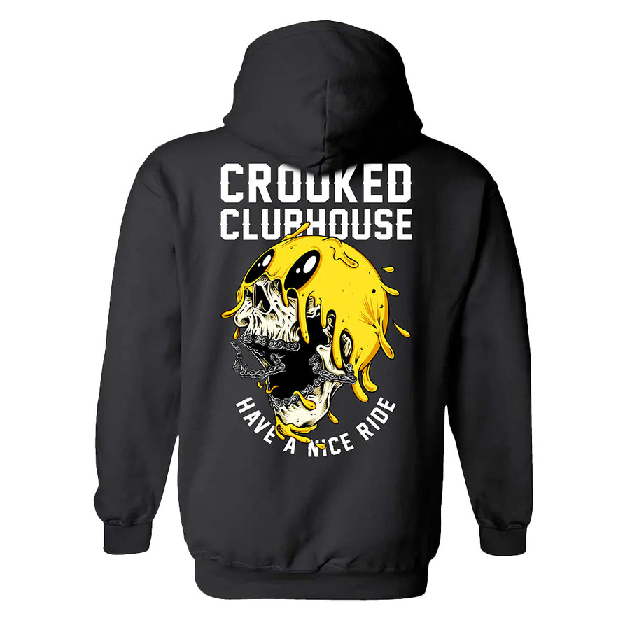Crooked Clubhouse Have a Nice Ride 5 Hoodie - Black