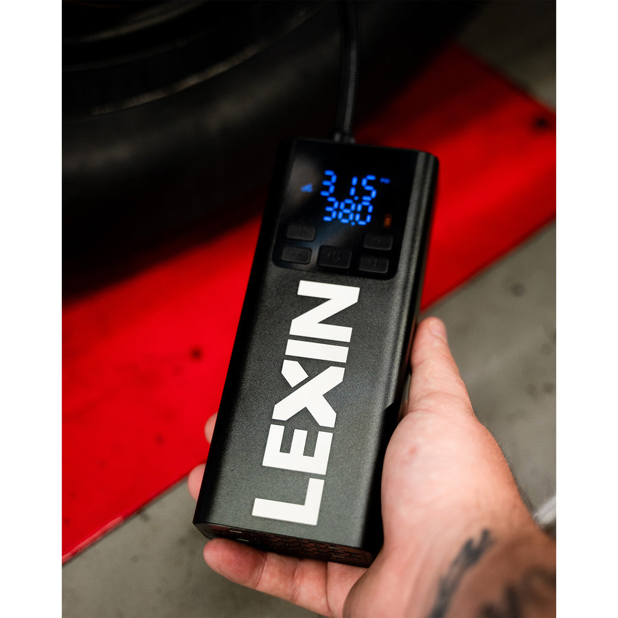 Lexin P5 Advanced Smart Tire Pump With Integrated Battery Pack