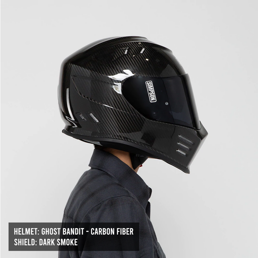 Simpson Ghost Bandit Carbon Fiber Helmet