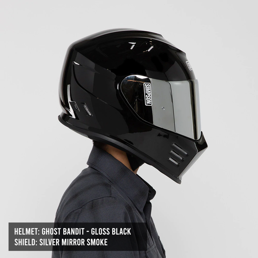 Simpson Ghost Bandit Helmet - Gloss Black