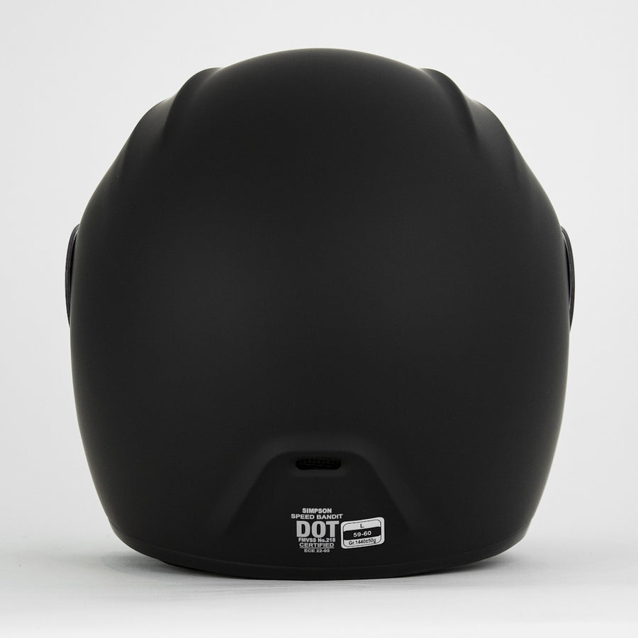 Simpson Speed Bandit Helmet - Matte Black