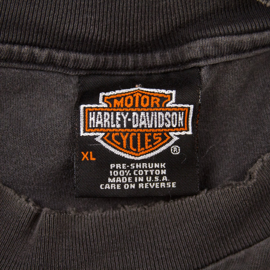Harley Davidson Vintage T-Shirt - Apple Harley Altonna - Black