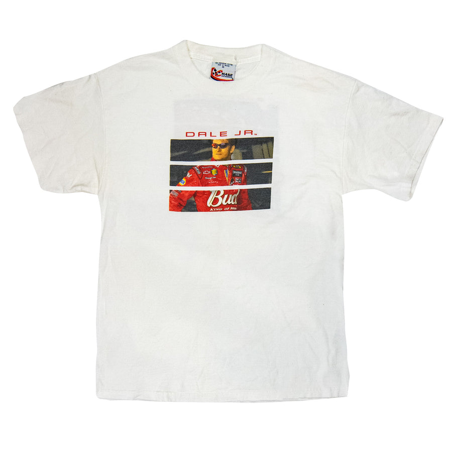 NASCAR Vintage T-Shirt - Dale Jr Bud - White
