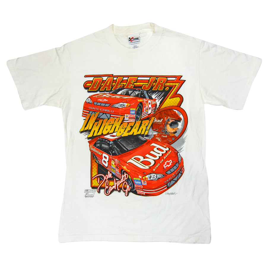 NASCAR Vintage T-Shirt - Dale Jr in High Gear - White