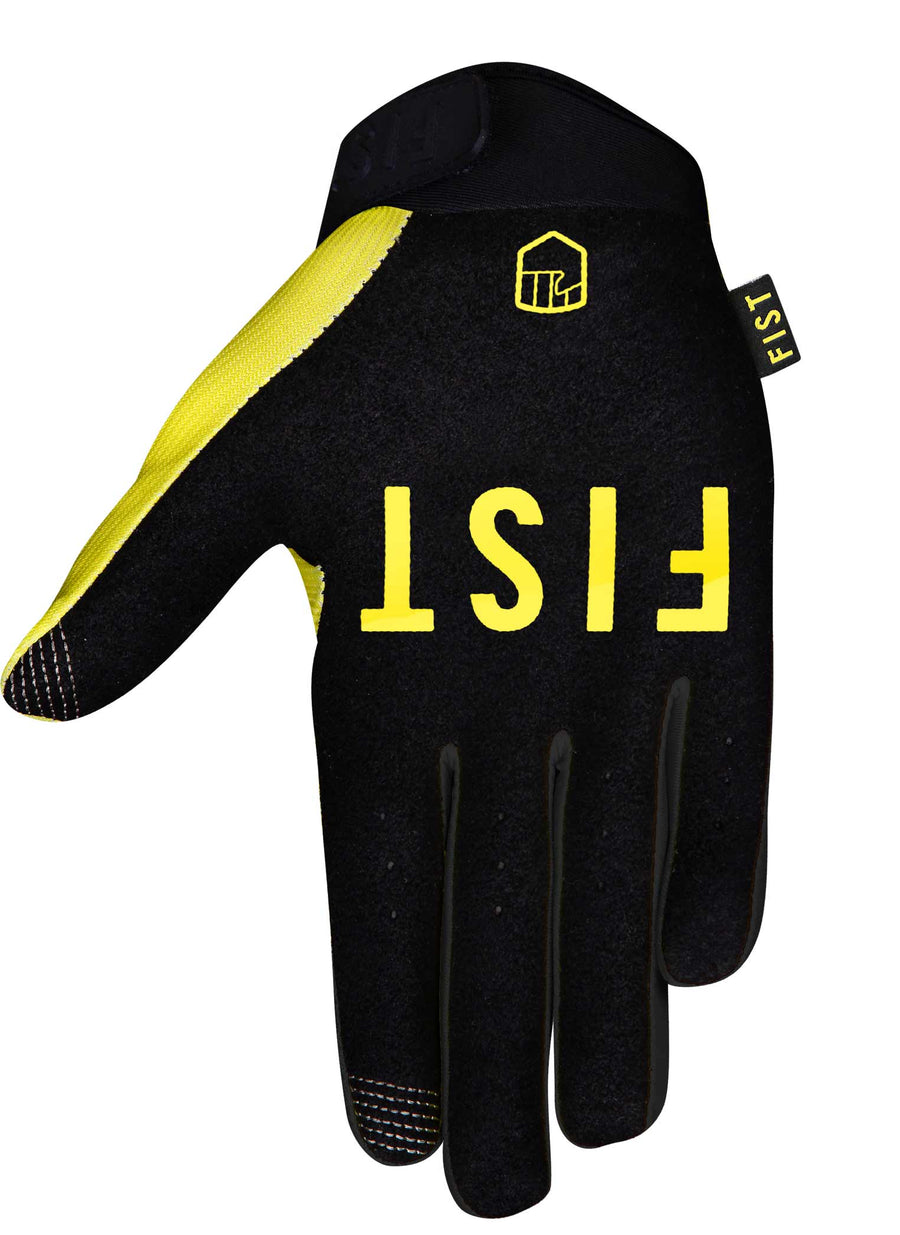 BLACK N YELLOW GLOVE