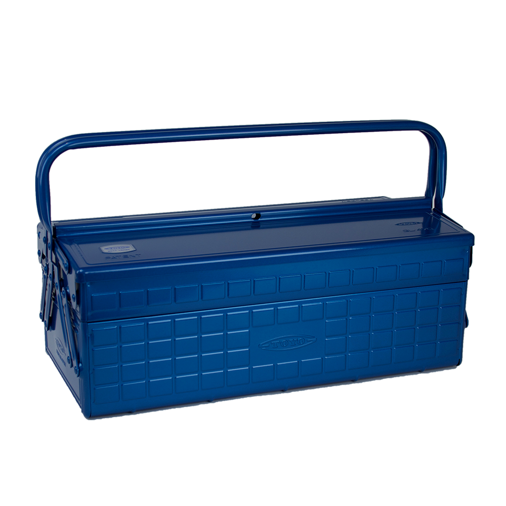 toyo large cantilever blue tool box